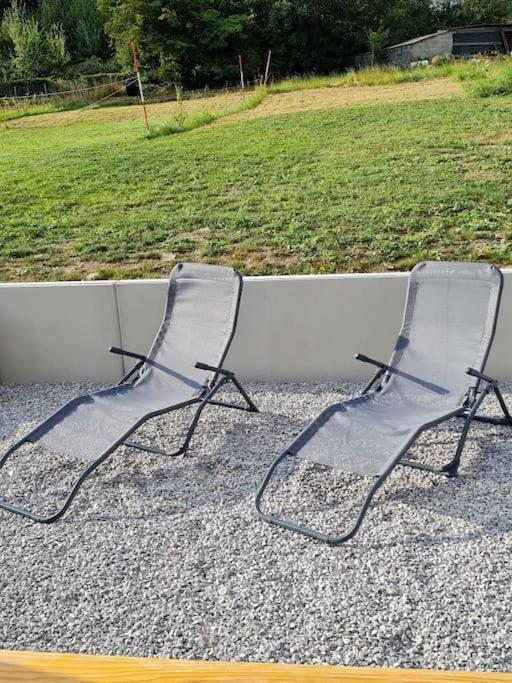 Logement moderne Les Frès, 4 à 6 personnes Villa Rance Esterno foto